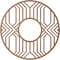 Ekena Millwork Empire Wood Fretwork Pierced Ceiling Medallion, Wood (Paint Grade), 24"OD x 8 3/4"ID x 3/8"T CMWP24X24X0375EPMF - alternate 3